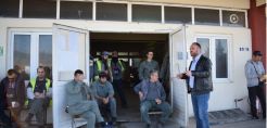Περιοδεία σε ορυχεία λιγνίτη της Κοζάνης πραγματοποίησε το πρωί της Τρίτης ο βουλευτής του ΚΚΕ, Λεωνίδας Στολτίδης