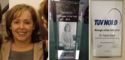 Η Δρ. Βιργινία Green Manager Of The Year 2014 της TÜV NORD