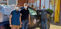 Oι Λιγνιτωρύχοι του Τομέα Διακίνησης Σκληρών Σχηματισμών του Κλάδου Ορυχείου Νοτίου Πεδίου της ΔΕΗ προσέφεραν βοήθεια στους σεισμόπληκτους στο χωριό “Δαμάσι” του Δήμου Ελασσόνας