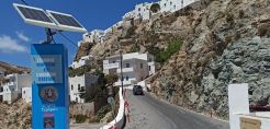 Εγκατάσταση ηλιακού σταθμού φόρτισης στη Σέριφο