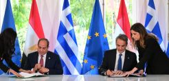 Υπεγράφη διακήρυξη για τη στρατηγική σχέση Ελλάδας-Αιγύπτου - Το GREGY στο επίκεντρο και ενδιαφέρον για συνεργασία στο φυσικό αέριο