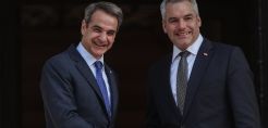 Ενεργειακό, μεταναστευτικό και διμερείς σχέσεις στη συνάντηση Κυρ. Μητσοτάκη - Καρλ Νεχάμερ