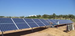 Οριζόντιος ηλιοστάτης 144 kWp από τη MECASOLAR
