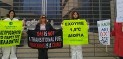 Greenpeace: Βρώμικο "Beach Party" στα κεντρικά των ΕΛΠΕ