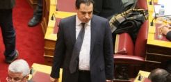 Στο πλευρό των μεταλλωρύχων ο Άδωνις Γεωργιάδης