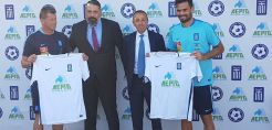 Ένθερμος χορηγός της Εθνικής Ομάδας Ποδοσφαίρου η ΑΕΡΙΟ ΘΕΣΣΑΛΟΝΙΚΗΣ – ΘΕΣΣΑΛΙΑΣ 