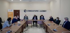 Συναντήσεις του Υπουργού Περιβάλλοντος και Ενέργειας, Κώστα Σκρέκα, στο Ηράκλειο και τον Άγιο Νικόλαο στην Κρήτη για τους δασικούς χάρτες 