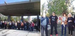 Συμβολικός αποκλεισμός της πύλης του ΑΗΣ Δημητρίου από την αντιπολίτευση στην περιφέρεια Δυτ. Μακεδονίας