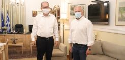 Φυσικό αέριο και έργα της Αργολίδας στη συνάντηση του περιφερειάρχη Π. Νίκα με τον βουλευτή Γ. Ανδριανό