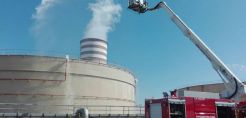 Άσκηση ετοιμότητας της Πυροσβεστικής στον ΑΗΣ Κομοτηνής