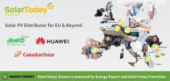 SolarToday Greece: Συμβάσεις για εγκατάσταση φωτοβολταϊκών πλαισίων Jinko Solar συνολικής ισχύος 200MWp 