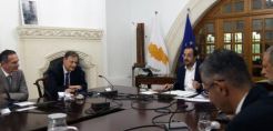 Χριστοδουλίδης: Εποικοδομητική η συζήτηση για τον Great Sea Interconnetor - Συνεχίζεται η σύσκεψη και το απόγευμα