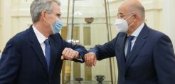 Η Αν. Μεσόγειος στο επίκεντρο της συνάντησης Δένδια-Πάιατ