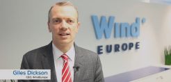 Dickinson (WindEurope): Με κατάλληλη πολιτική στήριξη, η αιολική ισχύς στην Ευρώπη θα ξεπεράσει τα 300GW 