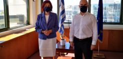 Το ΥΠΕΝ επισκέφθηκε η Βουλευτής Π.Ε. Κοζάνης Παρασκευή Βρυζίδου