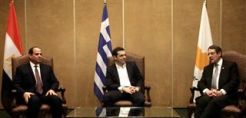 Σε ενίσχυση της συνεργασίας σε όλους τους τομείς προσβλέπουν Ελλάδα, Κύπρος και Αίγυπτος