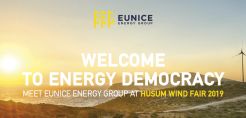 Στην έκθεση Husum Wind Fair 2019 θα βρεθεί η Eunice Energy Group
