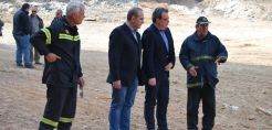 Αυτοψία Φάμελλου στην πυρκαγιά των Λατομείων Μαρκοπούλου