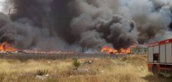 Πιθανόν από εμπρησμό σε εξωτερικό χώρο η φωτιά στο εργοστάσιο του Ασπροπύργου