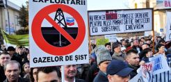 Ρουμανία: Διαδηλώσεις κατά της εξόρυξης σχιστολιθικού φ.α. από τη Chevron
