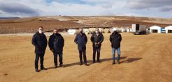 Επίσκεψη του Λάζαρου Μαλούτα στα φωτοβολταϊκά πάρκα των ΕΛΠΕ και Notias SA