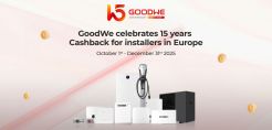 Η GoodWe γιορτάζει τα 15 χρόνια της με επιστροφή χρημάτων για τους εγκαταστάτες της στην Ευρώπη