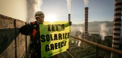 Ακτιβιστές της Greenpeace στον ΑΗΣ Αγ. Δημητρίου - Φωτογραφικό υλικό