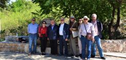 Επίσκεψη στο ακάλυπτο τμήμα  του  Ιλισού στο κέντρου της Αθήνας από τον Υφυπουργό Περιβάλλοντος Γιώργο Δημαρά