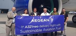 Aegean: Παρέλαβε ένα A321neo – Δοκιμαστική πτήση με βιώσιμα καύσιμα