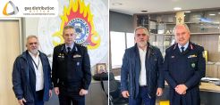 Λ. Μπακούρας: Ύψιστη προτεραιότητα η ασφαλής λειτουργία του δικτύου διανομής αερίου - Συναντήσεις με επιτελείς της ΕΛΑΣ και του Πυροσβεστικού Σώματος