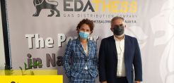 ΕΔΑ ΘΕΣΣ και ΔΕΣΦΑ: Μία φιλόδοξη συνεργασία με πολλές προοπτικές - Συνάντηση Maria Rita Galli με Λεωνίδα Μπακούρα