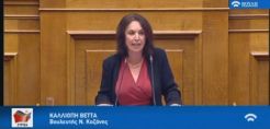 Κ. Βέττα: «Η κυβέρνηση παραδέχτηκε επισήμως ότι δεν έχει κανένα σχέδιο για τη μετεγκατάσταση της Ακρινής»