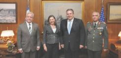 Για άμυνα και ενέργεια συζήτησε ο Καμμένος με τη Νούλαντ