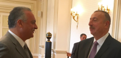Τον πρόεδρο του Αζερμπαϊτζάν συνάντησε ο Κεφαλογιάννης