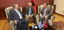 Και για την ΑΟΖ συζήτησαν Κοτζιάς-Μπουσάτι στα Τίρανα