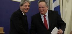 Κοινά ενεργειακά συμφέροντα Ελλάδας-Ιταλίας βλέπουν Κοτζιάς και Τζεντιλόνι