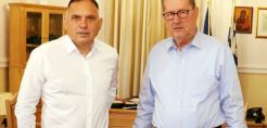 Συνάντηση του Νεοκλή Κρητικού με τον Παναγιώτη Νίκα για το φυσικό αέριο