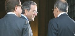 Σε εξέλιξη η συνάντηση Σαμαρά - Λαβρόφ