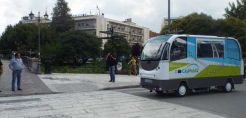 Πραγματοποίησε την πρώτη του διαδρομή το ”Λεωφορείο χωρίς οδηγό” στα Τρίκαλα