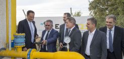Στο Λαγκαδά το πρώτο δίκτυο φυσικού αερίου με CNG στην Ελλάδα - Φωτορεπορτάζ, βίντεο και δηλώσεις από την τελετή σύνδεσης
