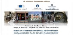 Μεθαύριο το επενδυτικό φόρουμ «ΙΝVEST EU: Στην Ευρώπη και Ελλάδα των συμπράξεων»