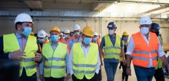 Στις πρώτες δοκιμές συρμού του Μετρό Θεσσαλονίκης η ηγεσία του Υπουργείου Υποδομών και Μεταφορών