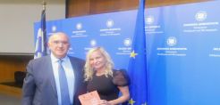 Η ηλεκτροκίνηση στο επίκεντρο της συνάντησης του Υφυπουργού Μεταφορών Μ. Παπαδόπουλου με τη Σλοβάκα ομόλογό του, Katarina Brunckova