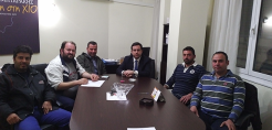 Με Σύλλογο Βενζινοπωλών Χίου συναντήθηκε ο Μηταράκης
