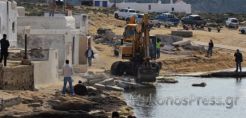 Κατεδάφιση αυθαιρέτων στη Μύκονο