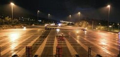 Εντυπωσιακή μεταφορά πτερυγίων ανεμογεννητριών στην Ολυμπία Οδό