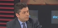 Ο Παντελής Κάπρος στην τηλεοπτική εκπομπή SBC Energy