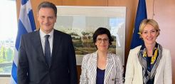 Συνάντηση ηγεσίας ΥΠΕΝ με την Υπουργό Ενέργειας του Βελγίου T. Van der Straeten