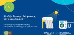 Δημοσιεύτηκε ο Οδηγός του προγράμματος «Αλλάζω Σύστημα Θέρμανσης και Θερμοσίφωνα» - Στα 223 εκατ. ο προϋπολογισμός