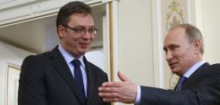 Η επέκταση του Turkish Stream προς την Σερβία στο επίκεντρο της συνάντησης Πούτιν - Βούτσιτς